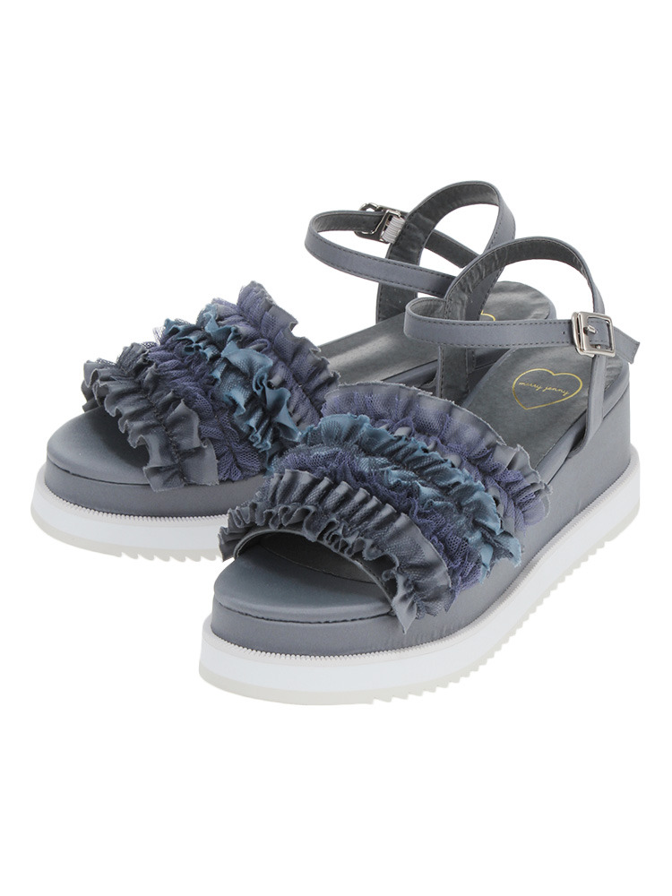 merry jenny チュールフリルサンダル