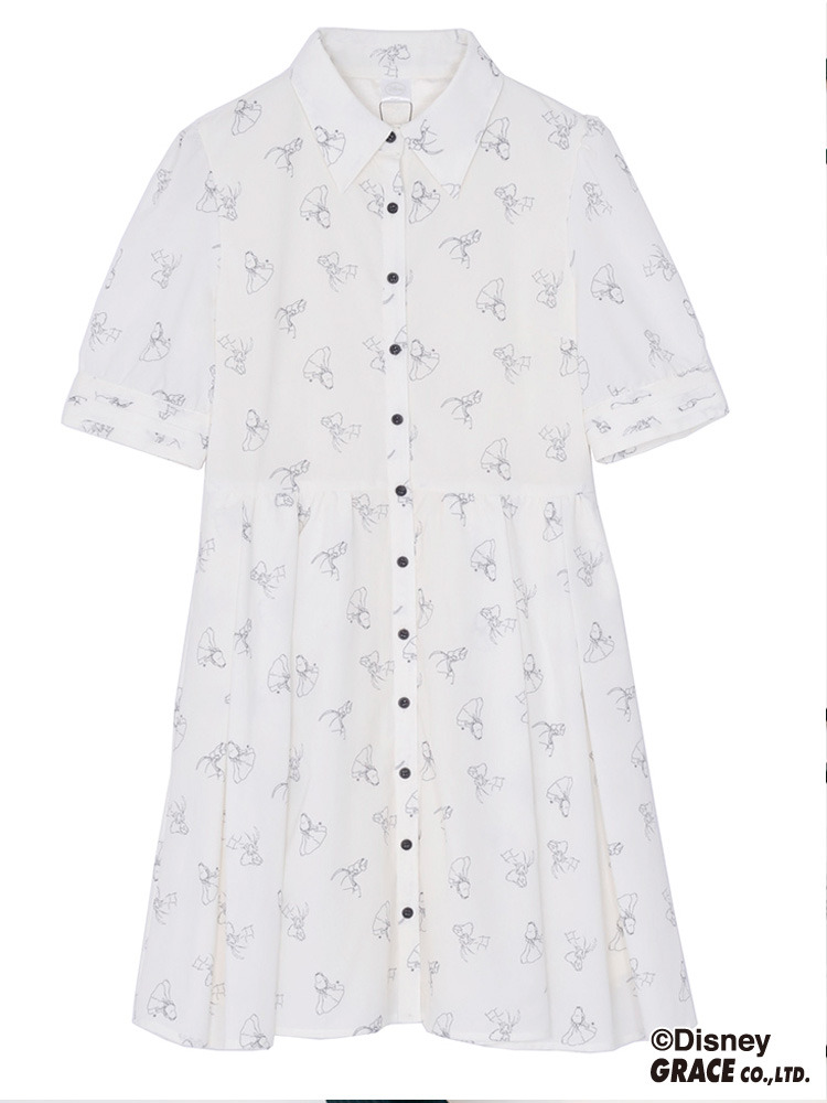 EATME《sweet4月号 鈴木えみさん着用》【Alice】tuckフレアーワンピース