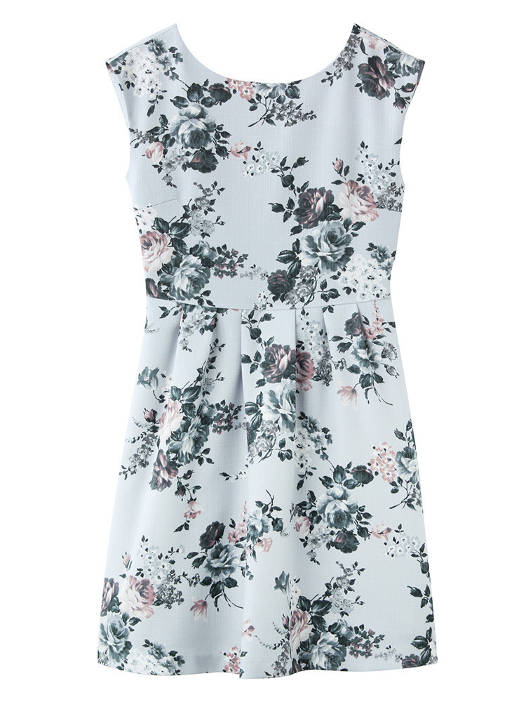 EATME　オリジナルパステルローズ柄ワンピース